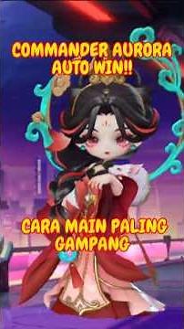 TUTORIAL MUDAH BERMAIN COMANDER AURORA MCGG #mcgg #magicchessgogo