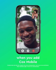 Get 100 meg speeds for $35/mo./24 mos. when you add Cox Mobile. | Cox