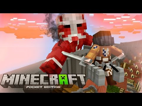 Attack On Titan MOD Addons For Minecraft [Bedrock Edition]