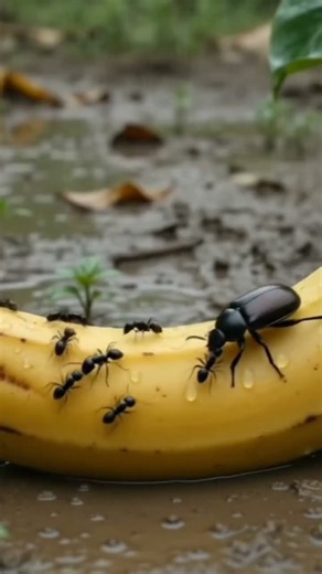 ​Banana Decomposition to New Plant Growth - Time Lapse 🍌🌱