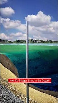How Are Sea Bridges Built? 🌉🤯 #SeaBridge #BridgeConstruction #Engineering #CivilEngineering
