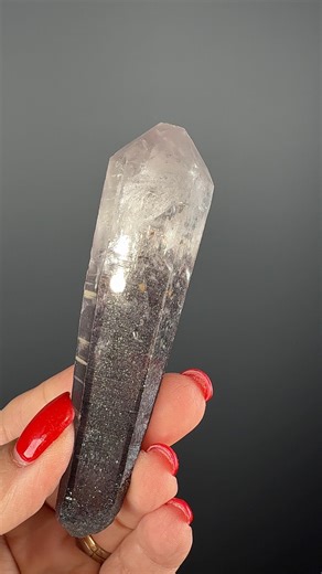 Laser Quartz With Glittery Hematite and Lithium- Double Terminated Quartz - Etsy