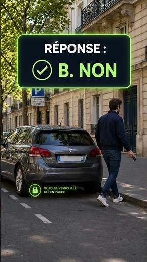Question piège : partir sans vérifier sa voiture ? | Code de la Route — Quiz n°30
