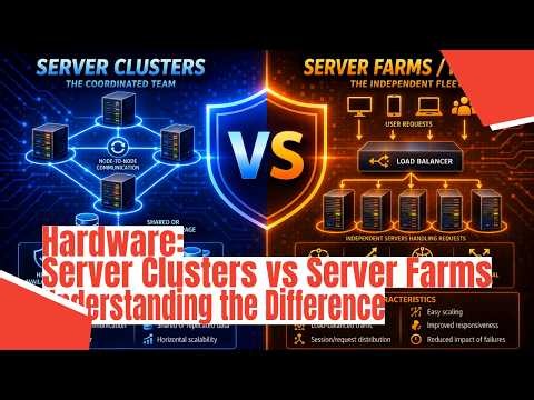 Hardware: Server Clusters vs Server Farms/Pools – Understanding the Difference