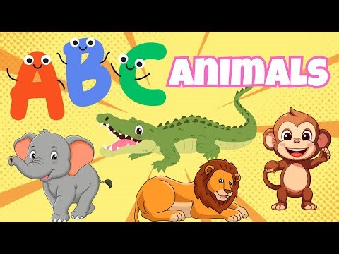 ABC Animals for Toddlers & Kids | Learn the Alphabet with Animals A to Z!