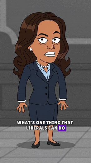 What's one thing that liberals can do that conservatives can't? 🤔 #donaldtrump #liberal #conservative #cartoon #fyp