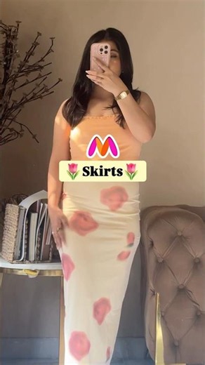 Myntra Skirts Haul🌷Summer Skirts from Myntra🍒🍒#myntra #skirts