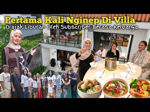 MY LIFE IN THE VILLAGE | THE FIRST TIME WE STAYED AT A VILLA IN THE BOGOR AREA