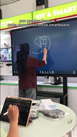 HACK GAMBAR MAWAR PAKE INTERACTIVE SMARTBOARD ⁉️