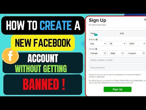 Create a new Facebook account without getting banned| How to create unlimited Facebook account