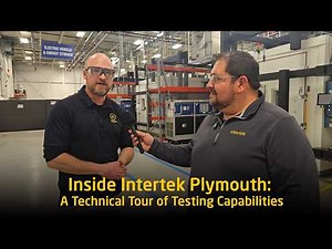 Inside Intertek Plymouth: A Technical Tour of Testing Capabilities