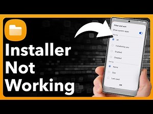 How To Fix Android Package Installer Not Working