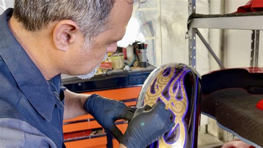 Custom paint shop owner overcomes adversity