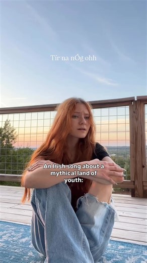 Lilith Max on Instagram: "A quiet evening song from the hillside 🌞 Song: Tir Na Nog by Celtic Woman . . . . #tirnanog #celticwoman #irishmusic #gaelic #acapella"