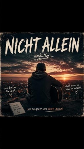🖤 Nicht allein – smkothy | ein Song für die Momente,in denen alles zu viel wird.