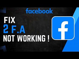How To Fix Facebook Two Factor Auth Not Working !