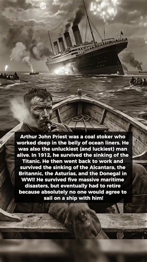 The Man Who Survived FIVE Shipwrecks—Including the Titanic! 🚢😱 #history #titanic #facts #history