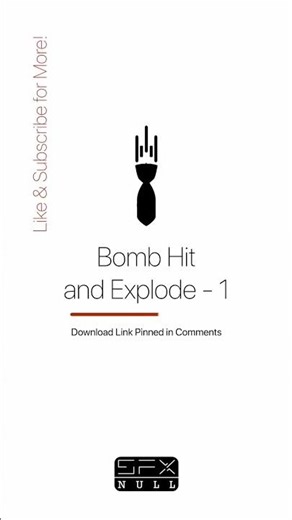 Bomb hit and Explode Sound 💥 🚀/ Explosion Sound Effect / Bomb SFX #explosion #bomb