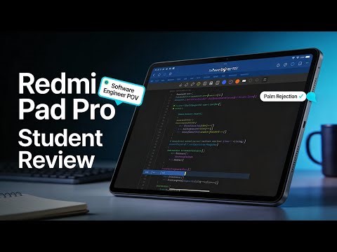 Redmi Pad Pro Review | Software Engineer POV | Stylus & Palm Rejection Review
