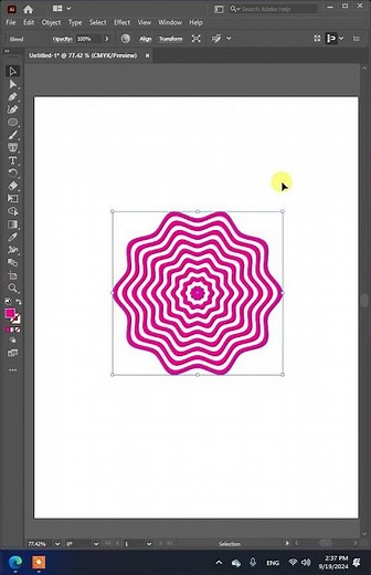 Creating a Hypnotic Spiral Design in Adobe Illustrator | "spirograph" or radial symmetry" or mandala