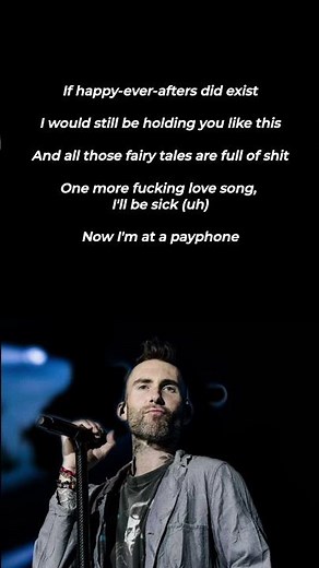 Payphone – Maroon 5 ft. Wiz Khalifa (Lyrics)