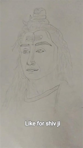 Shiv ji drawing like