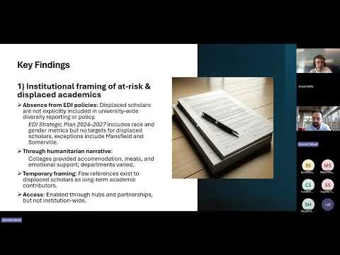 Rethinking inclusive support for displaced and at-risk scholars