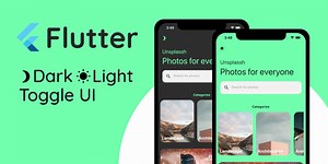 Flutter Photography UI Tutorial with Dark/Light Switch