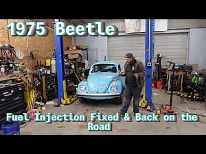 1975 Fuel Injection Beetle Runs Drives Stops Intake Boot Replacement And Test Drive