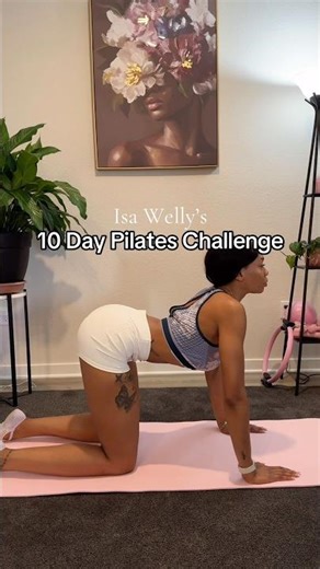 Day 1 | 10 Day Pilates Challenge (Beginner Friendly At Home) – Isa Welly #shorts #pilates #challenge