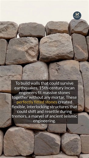 13K views · 145 reactions | Incan engineers built massive, mortarless stone walls to withstand powerful earthquakes. #history #ancienthistory #archaeology | Historical Blog | Facebook