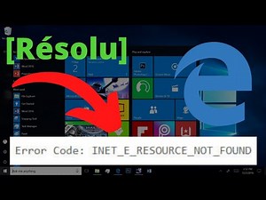 Corriger l'erreur INET_E_RESOURCE_NOT_FOUND dans Internet Explorer