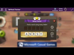 🧩 Word Twister – Microsoft Casual Games | Fun Word Puzzle Challenge!