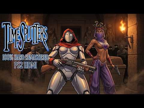 TimeSplitters 1: Hard Mode Full Game 100% - PS2 Remastered HDMI - 4K 60FPS
