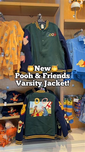 CHRIS💀👻🎃🕷️🦇 | New Disney Winnie the Pooh & Friends Varsity Jacket!🍯🐝 • • • • #disneystyle #disneymerch #disneyparks #disneyworld | Instagram
