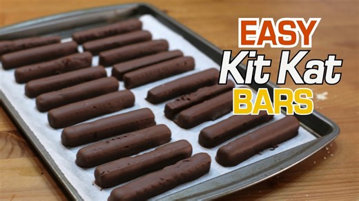 How to make Kit Kat bars | Easy 2 ingredient Kit Kats