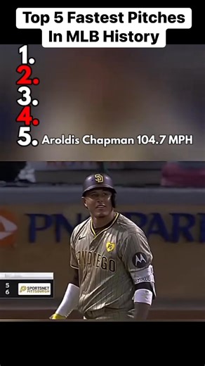 374K views · 1.5K reactions | Top 5 Fastest Pitches In MLB History #mlbbhighlights #baseball #MLB #baseballlife #baseballlifestyle | Deportecomedia | Facebook