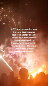 Happy New Year! Remember, your food allergy doesn’t define you. Your voice matters, and together, we’re creating a safer world for those with food allergies. Here’s to a year of growth and food allergy awareness! 💙 An anonymous donor was so inspired by this community that they increased our match challenge from $300K to $500K, putting $1 million within reach. Give by Dec. 31. https://bit.ly/3Kr4rEn | Food Allergy Research & Education
