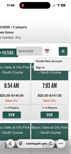 Looks like the LIV players aren’t the only ones not playing Bayou Oaks South Course this year. This is the availability for Saturday, looks like the course has issues to me, if the locals aren’t turning up either?