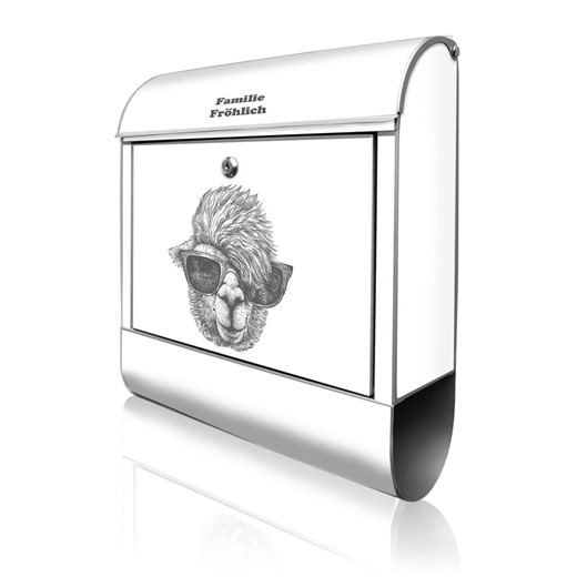 Large Letterbox With Newspaper Compartment Banjado Motif WT Birds Wedding - Etsy