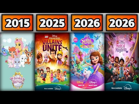 ALL DISNEY PRINCESS MOVIES & TV SERIES (2000-2026)