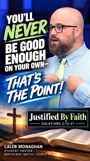 You’ll NEVER Be Good Enough on Your Own—That’s the Point! 🙌 | Galatians 2 #Shorts