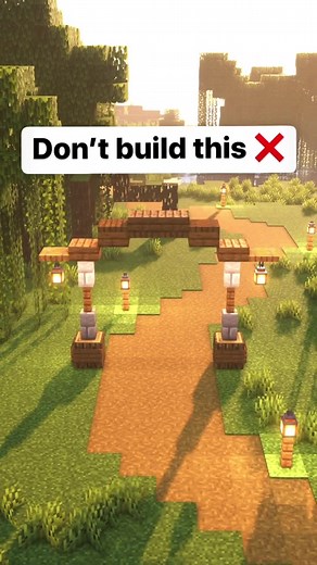Minecraft easy archway upgrade ⛩️✅ #minecraftbuilding #minecraftbuild #minecrafttutorial