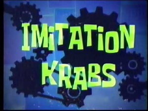 SpongeBob SquarePants: Dying for Pie/Imitation Krabs Title Card (Premiere) + Extras