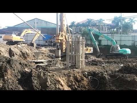 Bored Piling Works In The Philippines #25. Boring of soil.