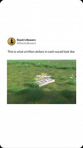 Imagine owning a trillion dollars in cash. Stack them in $1 bills, and it reaches over 630 miles high, way over the orbit of the International Space Station! If you put that in perspective, that is about three times higher than where the astronauts orbit the Earth. Imagine trying to manage that much. It would be around 22 million pounds, which can never be moved around even by the richest billionaires in the world. What would you do with a trillion dollars? (Via redsideofficial/YT) | Stack's Bow