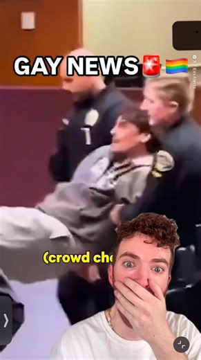 114K views · 10K reactions | GAY NEWS️‍ Ex-NFL Player ARRESTED Mid-Speech for Opposing ‘Make America Great Again’ Plaque at his city council meeting. Thank you Chris Kluwe. Follow for more Gay News️‍️‍⚧️ | Josh Helfgott | Facebook