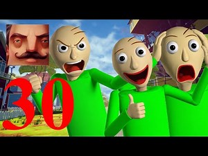I Made 30 Baldis in Hello Neighbor Final History