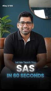 Your First SAS Program in 60 Seconds | 100 Days of SAS - Day 3