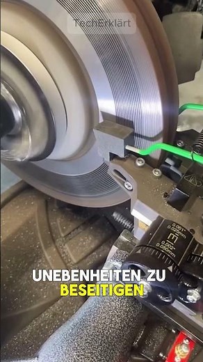Bremsscheiben abdrehen: Wie neu in Sekunden! ✨ #Bremsscheiben #Werkstatt #KfzTechnik